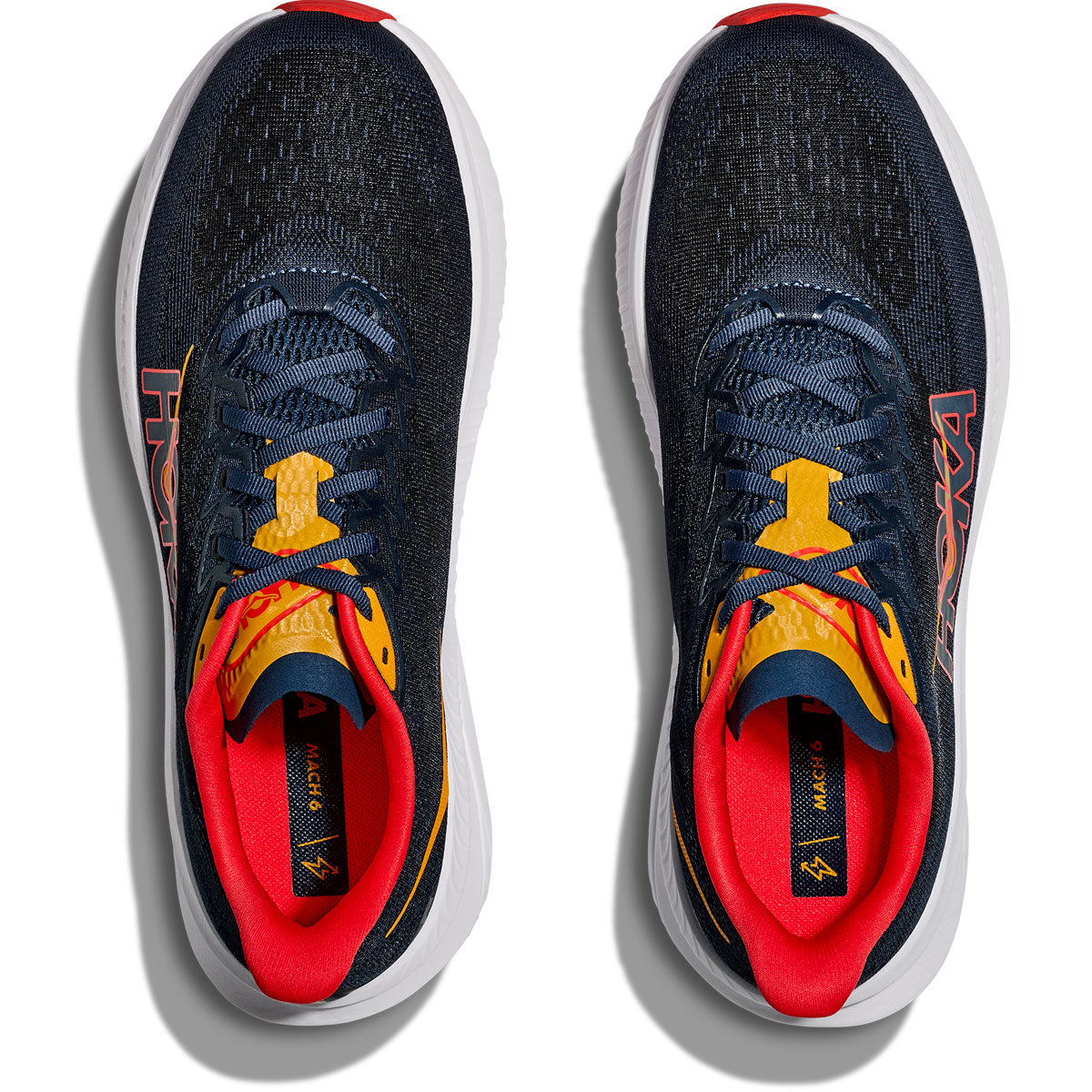 Hoka Mach 6 Running Shoes - Mens - Varsity Navy/Nautical Dusk