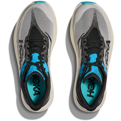 Buty do biegania Hoka U Rocket X3 - męskie - biało-czarne