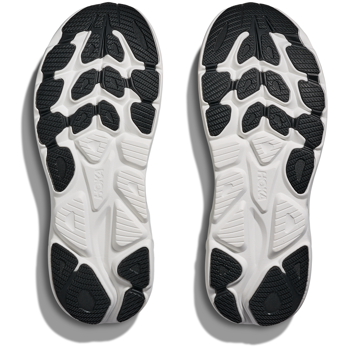 Hoka Clifton 10 Wide Fit Running Shoes - Mens - Sage/Neon Flame