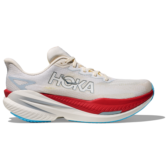 Hoka Mach X 3 Running Shoes - Mens - White/Alabaster