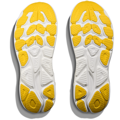 Hoka Clifton 10 Wide Fit Running Shoes - Mens - Alpine Blue/Foggy Night