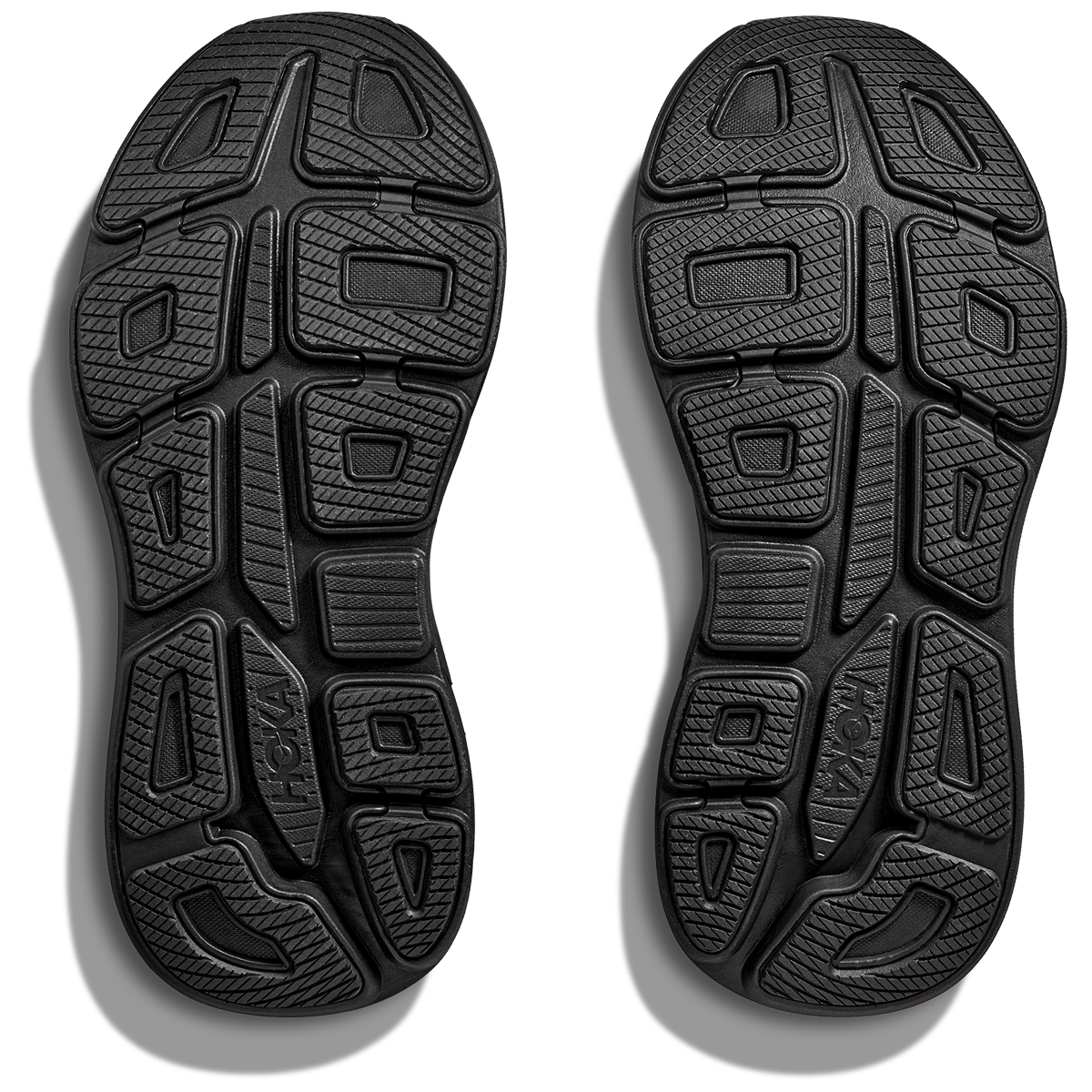 Hoka Bondi 9 Wide Fit Running Shoes - Mens - Black