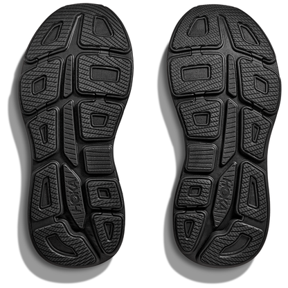 Hoka Bondi 9 Wide Fit Running Shoes - Mens - Black