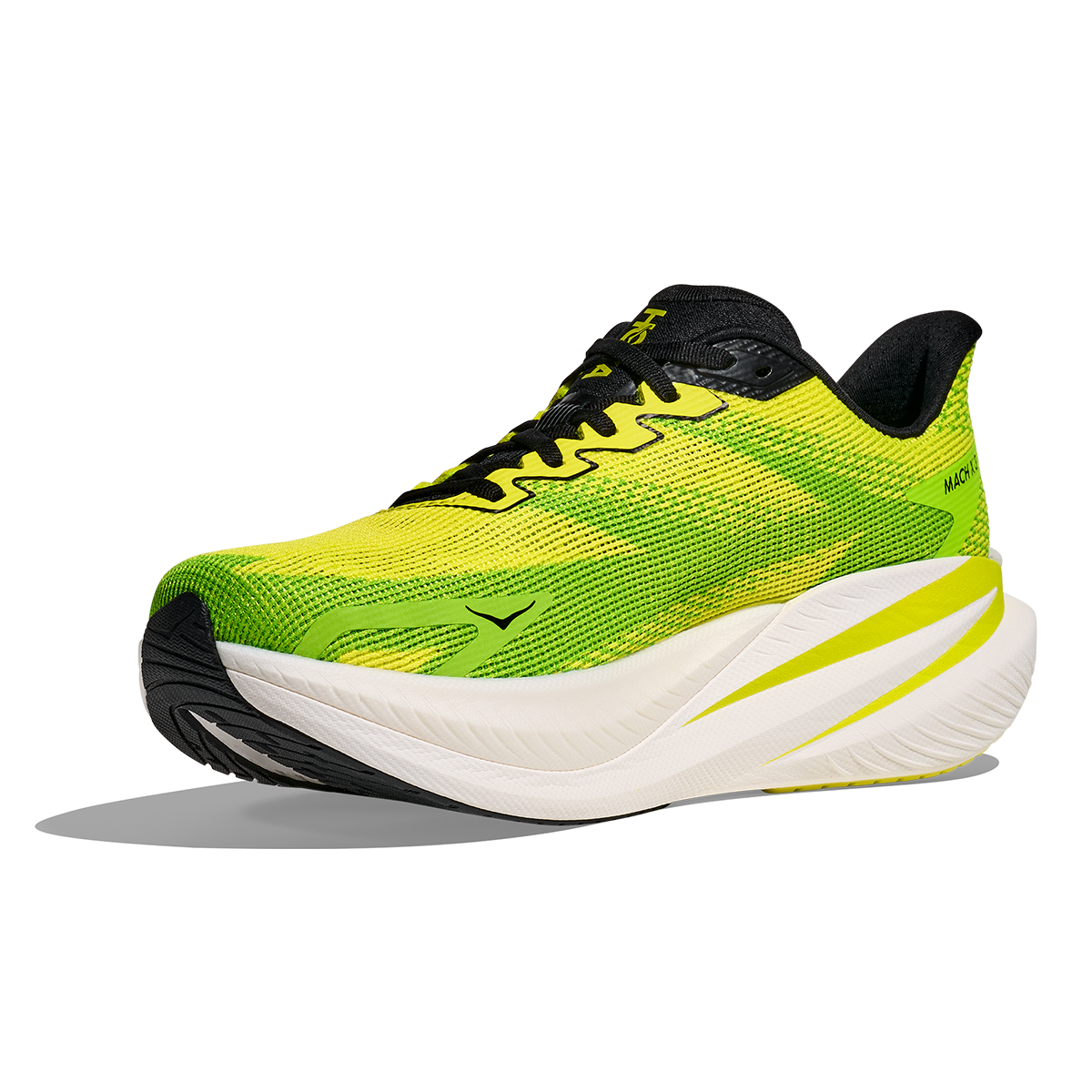 Hoka Mach X 3 Running Shoes - Mens - Neon Hoka Citrus/Neon Lime